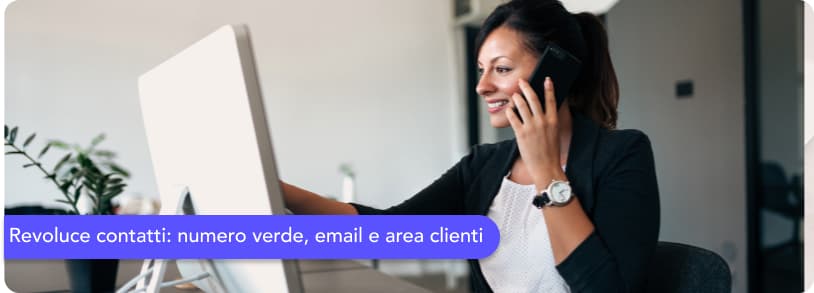 Revoluce: numero verde, contatti e accesso all’area clienti
