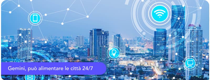 Rivoluzione energetica in Italia: nasce Gemini, può alimentare le città 24/7