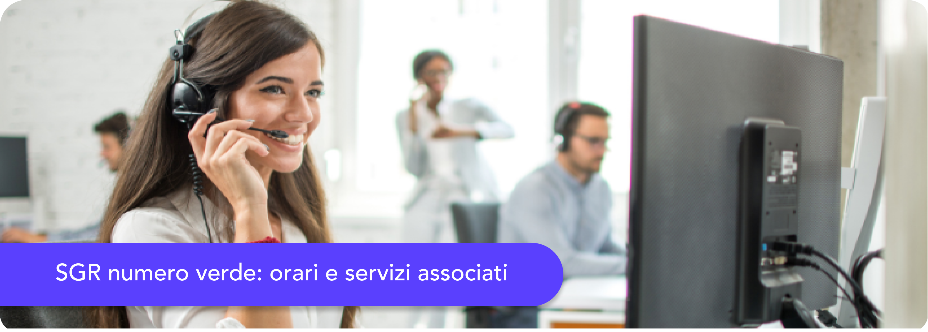 Il numero verde di SGR per autolettura, reclami e voltura