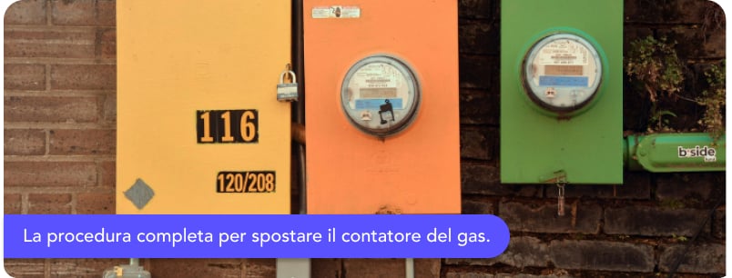La procedura completa per spostare il contatore del gas