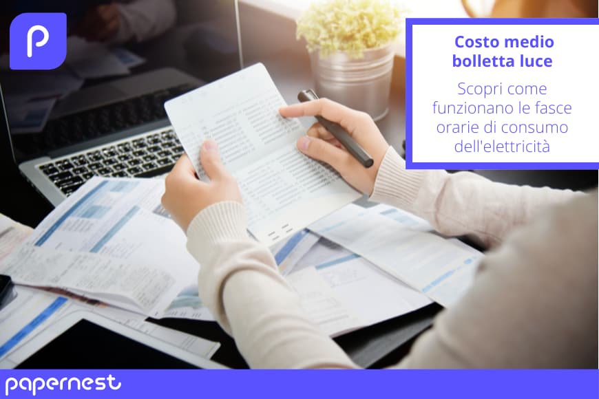 Qual è il costo medio della bolletta della luce?