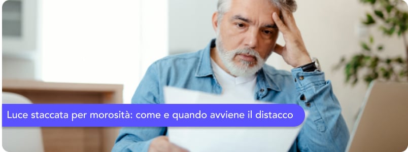 Luce staccata per morosità: come e quando avviene il distacco