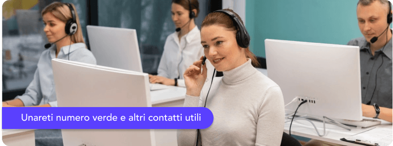 Unareti: numero verde, contatti utili e gestione del contatore
