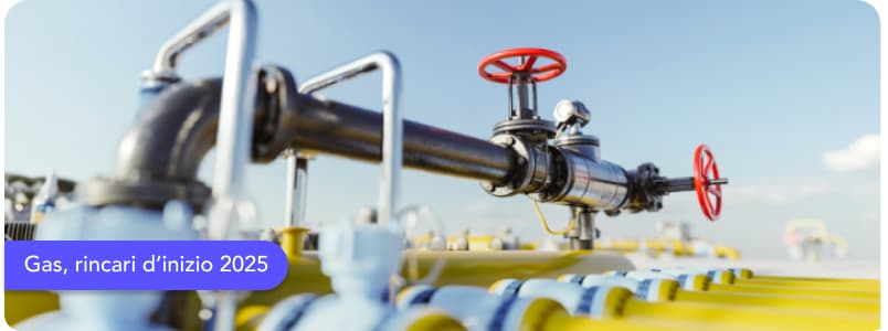 Gas, rincari d’inizio 2025: bollette in aumento del 28% per le famiglie italiane