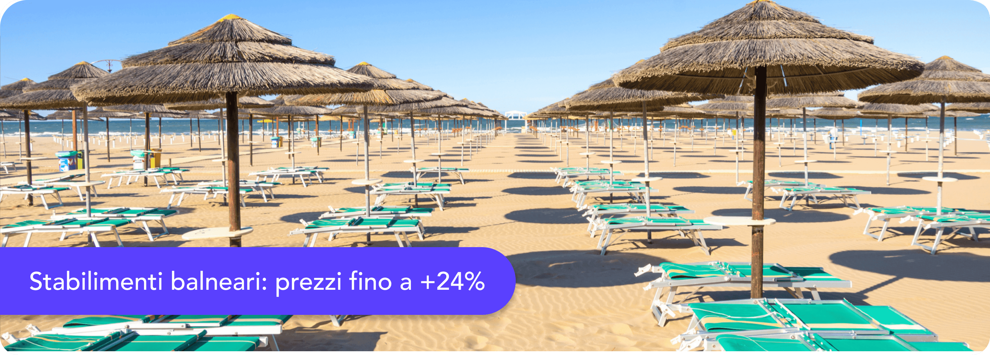 Caro spiagge 2026: il mare costa il 24% in più, e il lido diventa una voce da bilancio