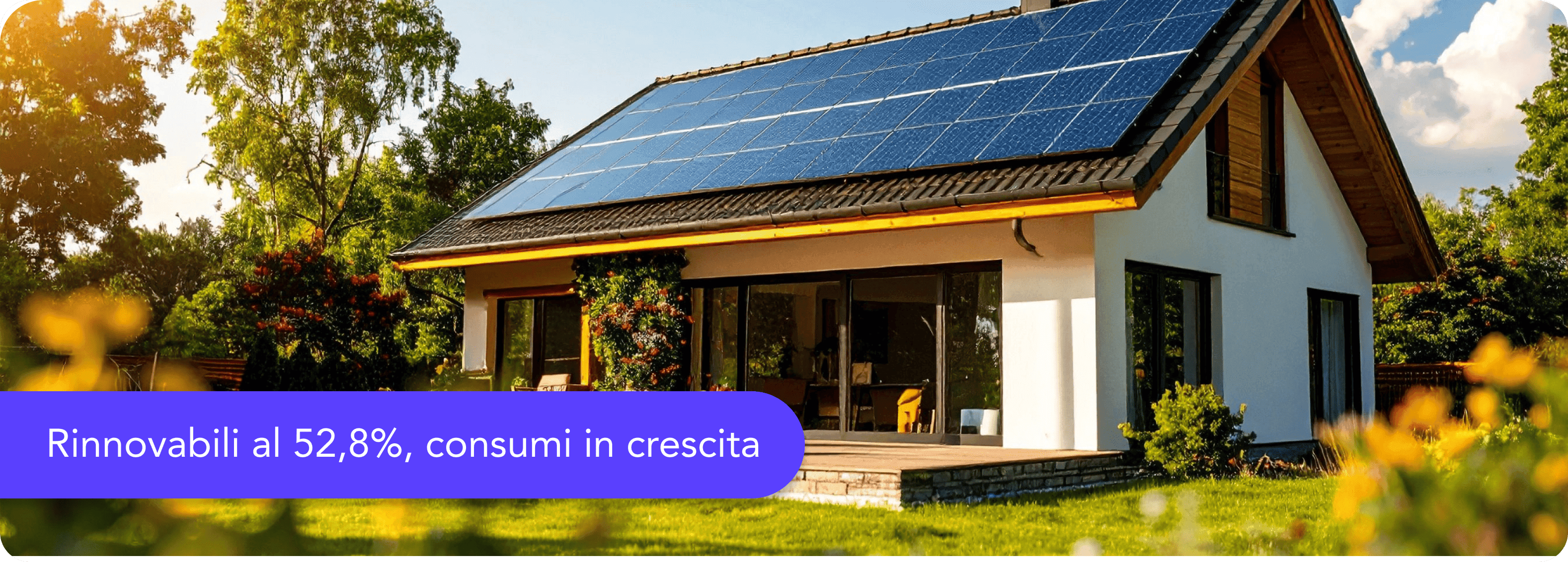 Rinnovabili al 52,8%: il solare guida un maggio di consumi in crescita